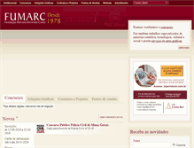 Tablet Screenshot of livraria.fumarc.com.br